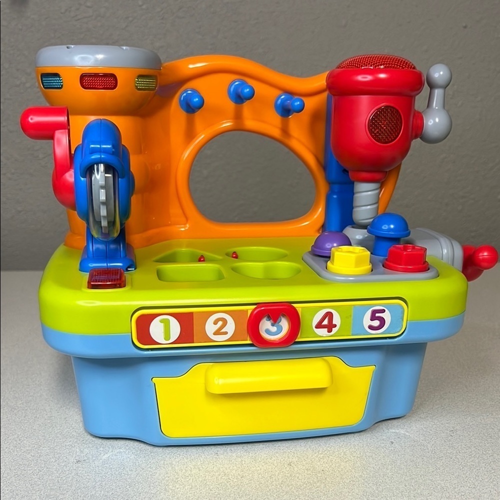 Orange and Red Learning Toy Workbench